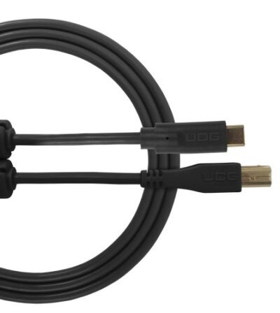 UDG U96001BL - ULTIMATE AUDIO CABLE USB 2.0 C-B BLACK STRAIGHT 1