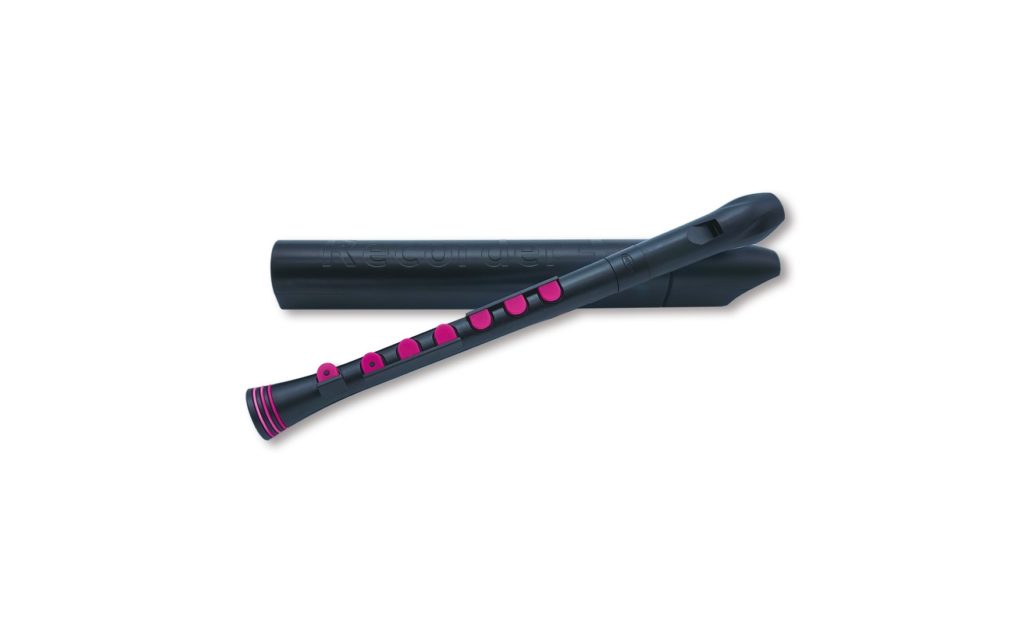 NUVO ITALIA RECORDER+ -DITEGGIATURA BAROCCA (NERO/ROSA) - immagine 2