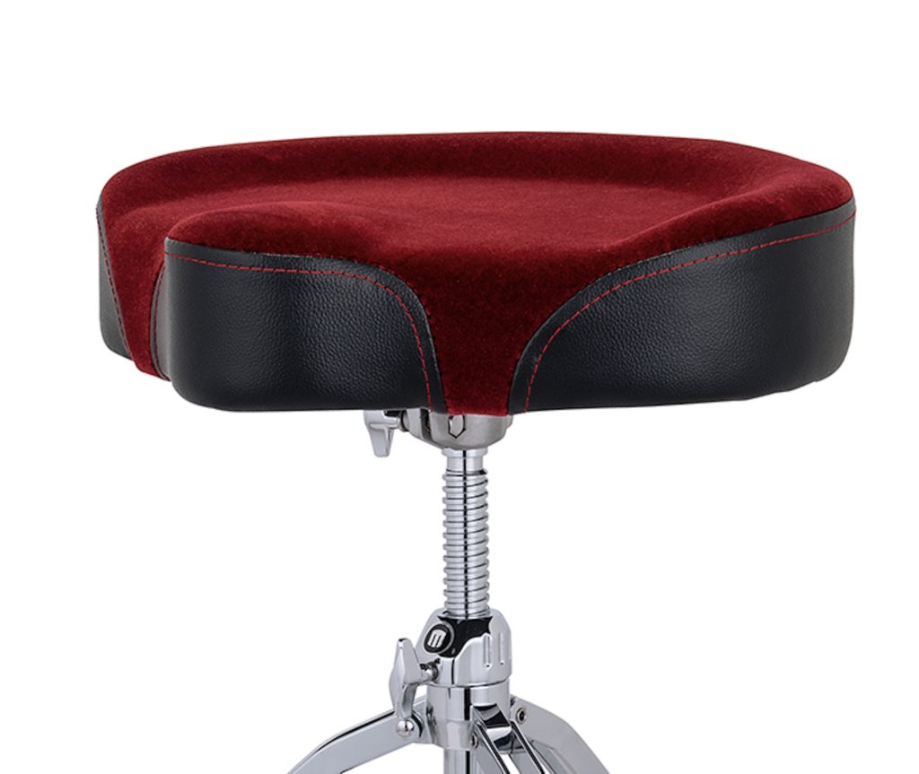 MAPEX IT T865SER SEGGIOLINO A SELLA CON SEDUTA IN TESSUTO ROSSO SERIE 800 - immagine 2