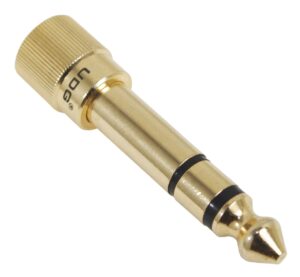 UDG U94001 UDG ULTIMATE HEADPHONE JACK ADAPTER SCREW 3.5MM (1/8”) TO 6.35MM (1/4”)