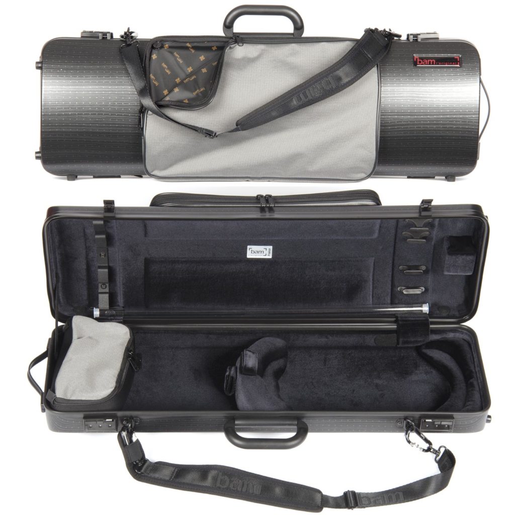 BAM ITALIA 2011XLLB CUSTODIA HIGHTECH OBLONG PER VIOLINO POCKET - BLACK LAZURE - immagine 2