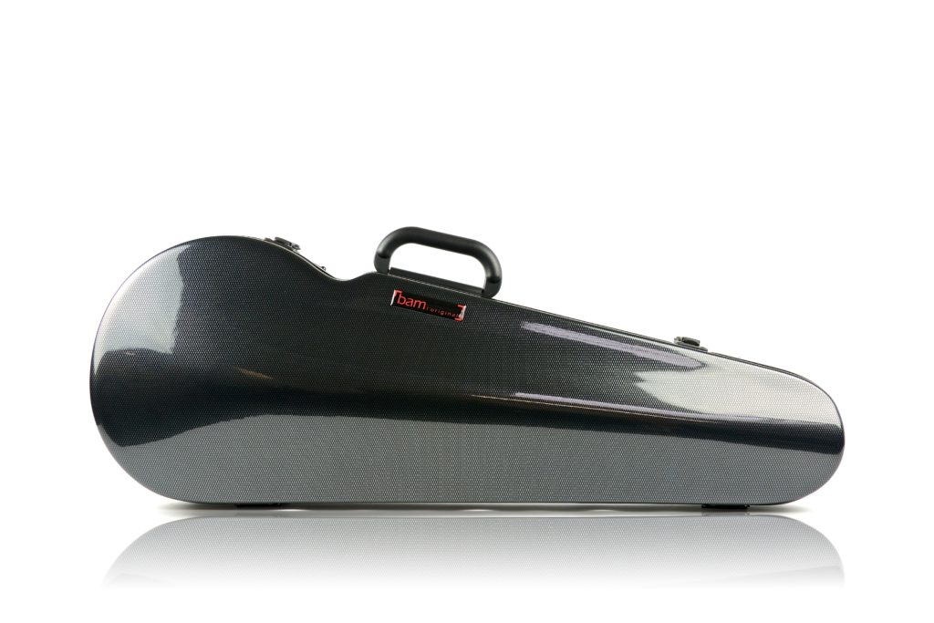 BAM ITALIA 2200XLC CUSTODIA HIGHTECH CONTOURED PER VIOLA - BLACK CARBON