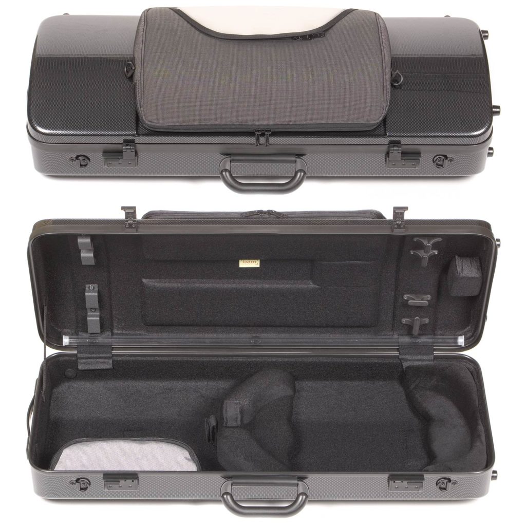BAM ITALIA 2202XLC CUSTODIA HIGHTECH OBLONG PER VIOLA POCKET - BLACK CARBON - immagine 2
