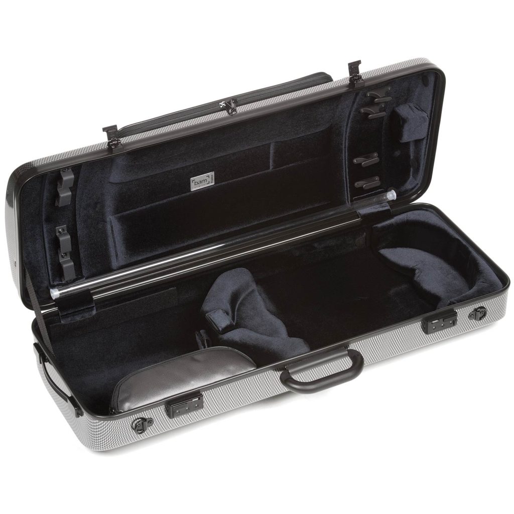 BAM ITALIA 2202XLSC CUSTODIA HIGHTECH OBLONG PER VIOLA POCKET - SILVER CARBON - immagine 2