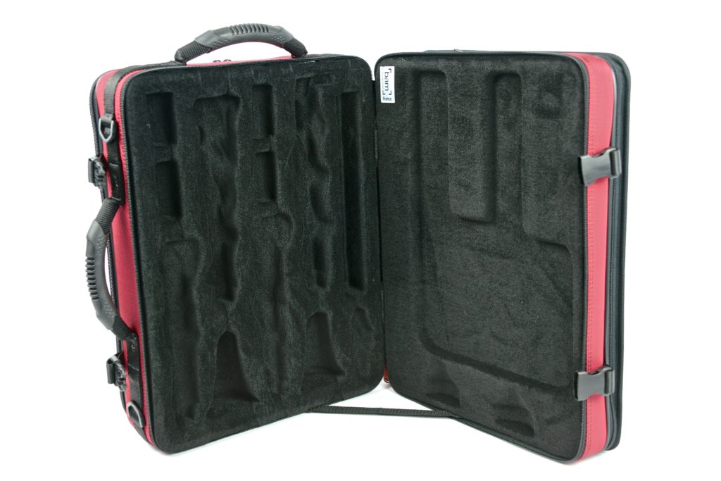 BAM ITALIA 3028SH CUSTODIA TREKKING PER 2 CLARINETTI (SIB LA) - RED - immagine 3