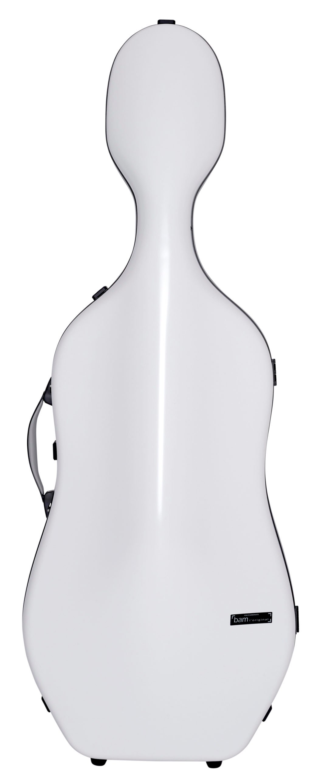 BAM ITALIA SUP1005XLWN CUSTODIA HIGHTECH SUPREME ICE IN POLICARBONATO PER VIOLONCELLO - WHITE - BLACK VERSION