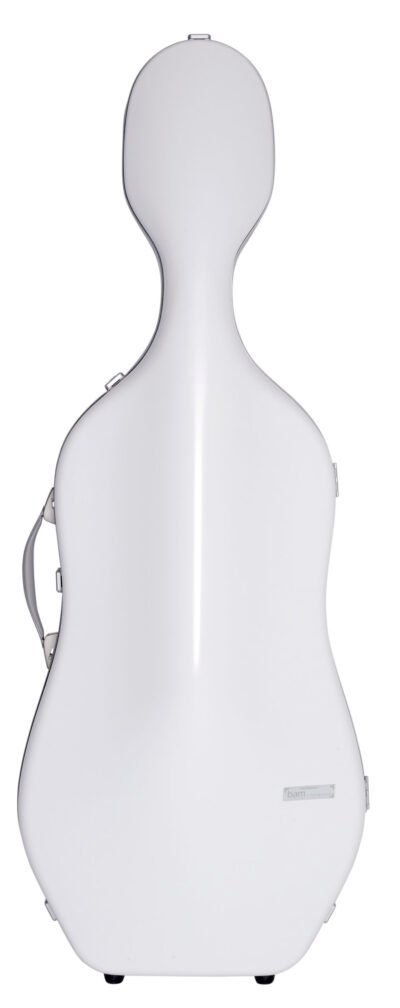 BAM ITALIA SUP1005XLWS CUSTODIA HIGHTECH SUPREME ICE IN POLICARBONATO PER VIOLONCELLO - WHITE - SILVER VERSION