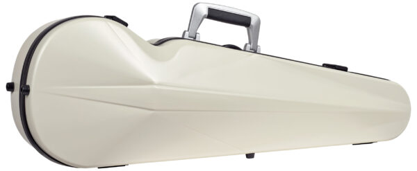 BAM ITALIA SUP2002XLWN CUSTODIA HIGHTECH SUPREME ICE CONTOURED IN POLICARBONATO PER VIOLINO - WHITE - BLACK VERSION - immagine 4