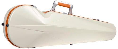 BAM ITALIA SUP2002XLWO CUSTODIA HIGHTECH SUPREME ICE CONTOURED IN POLICARBONATO PER VIOLINO - WHITE - ORANGE VERSION - immagine 4