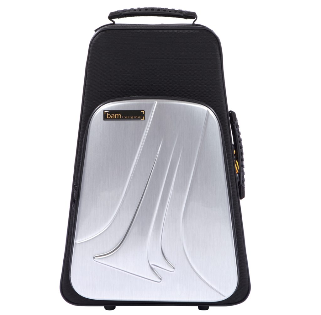 BAM ITALIA TREK3024SA CUSTODIA NEW TREKKING PER 2 TROMBE - BRUSHED ALUMINUM