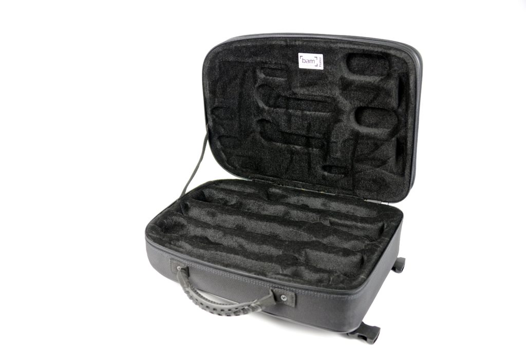 BAM ITALIA TREK3028SA CUSTODIA NEW TREKKING PER 2 CLARINETTI SIB E LA - BRUSHED ALUMINIUM - immagine 3