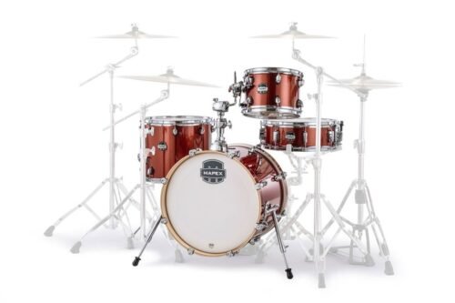 MAPEX IT MA486SOR MARS BIRCH BE BOP 4 PEZZI BLOOD ORANGE SPARKLE - immagine 2