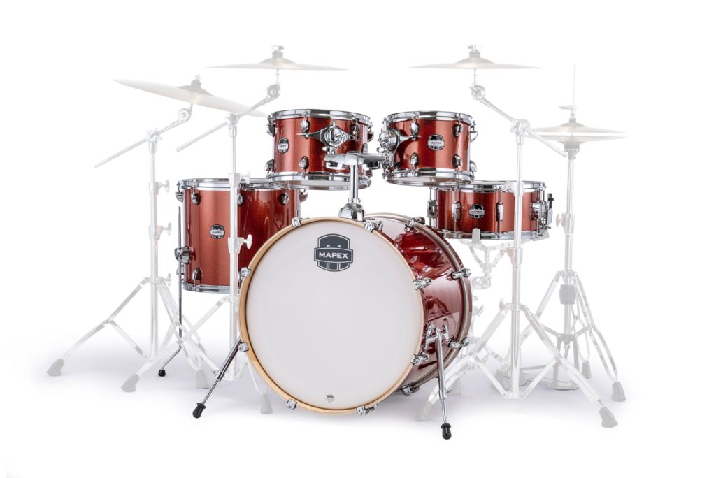 MAPEX IT MA529SFOR MARS BIRCH ROCK 5 PEZZI BLOOD ORANGE SPARKLE - immagine 2