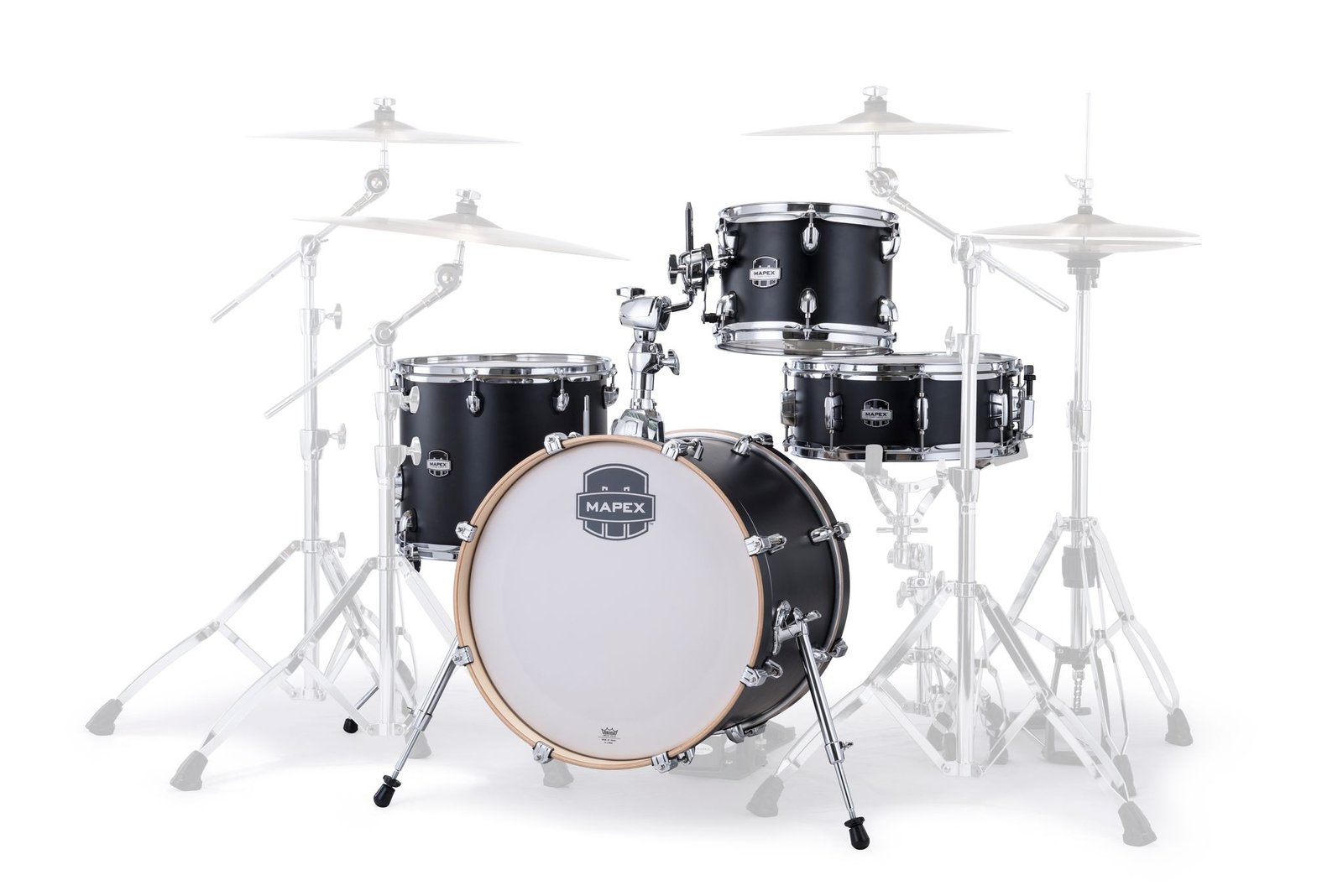 MAPEX IT MM486SKD MARS MAPLE BE BOP 4 PEZZI MATTE BLACK