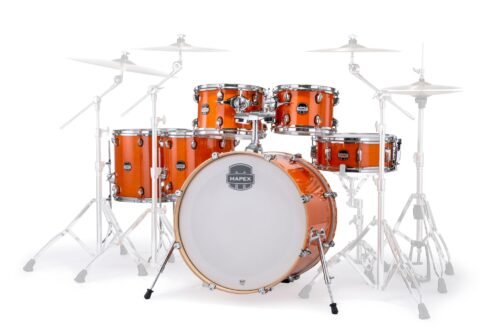 MAPEX IT MM628SFUOG MARS MAPLE STUDIOEASE 6 PEZZI GLOSSY AMBER - immagine 2