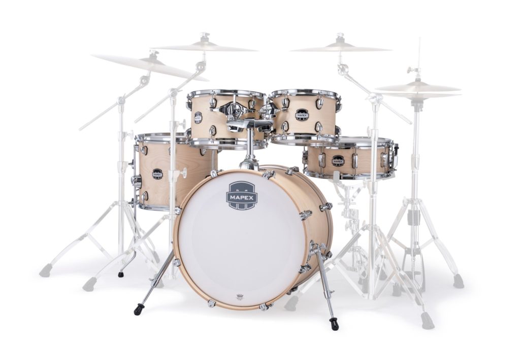 MAPEX IT MM504SFNW MARS MAPLE FUSION 5 PEZZI NATURAL SATIN - immagine 2