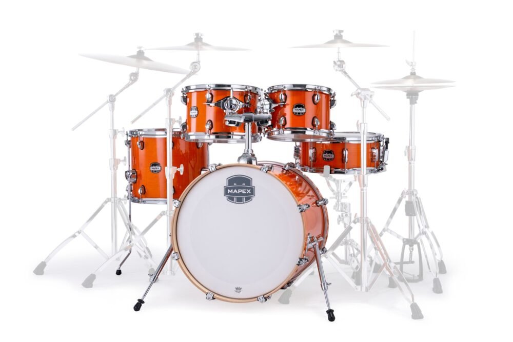 MAPEX IT MM504SFOG MARS MAPLE FUSION 5 PEZZI GLOSSY AMBER - immagine 2