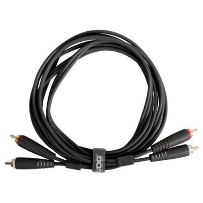 UDG U97001BL - ULTIMATE AUDIO CABLE SET RCA-RCA STRAIGHT BLACK