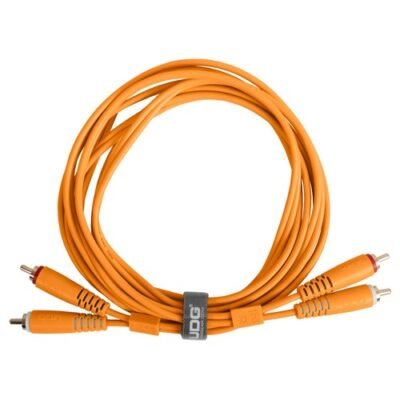 UDG U97001OR - ULTIMATE AUDIO CABLE SET RCA-RCA STRAIGHT ORANGE