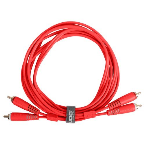 UDG U97001RD - ULTIMATE AUDIO CABLE SET RCA-RCA STRAIGHT RED