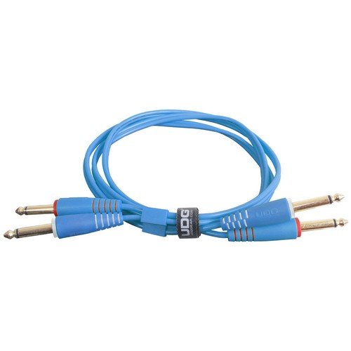 UDG U97002LB - ULTIMATE AUDIO CABLE SET JACK - JACK STRAIGHT LIGHT BLUE