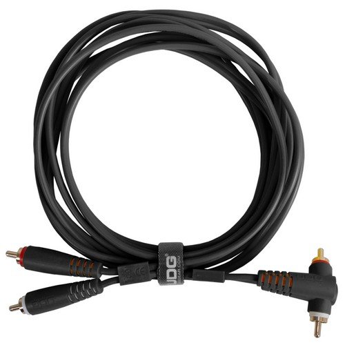 UDG U97005BL - ULTIMATE AUDIO CABLE SET RCA STRAIGHT - RCA ANGLED BLACK