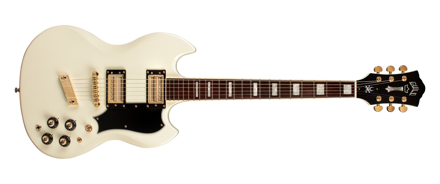 GUILD ITALIA POLARA KIM THAYIL VINTAGE WHITE