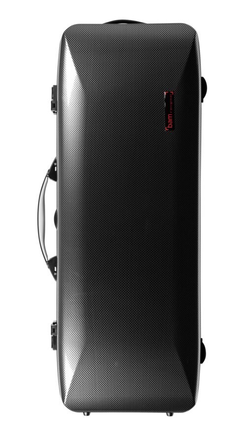 BAM ITALIA 5301XLSC HIGHTECH OBLONG VIOLA CASE SILVER CARBON