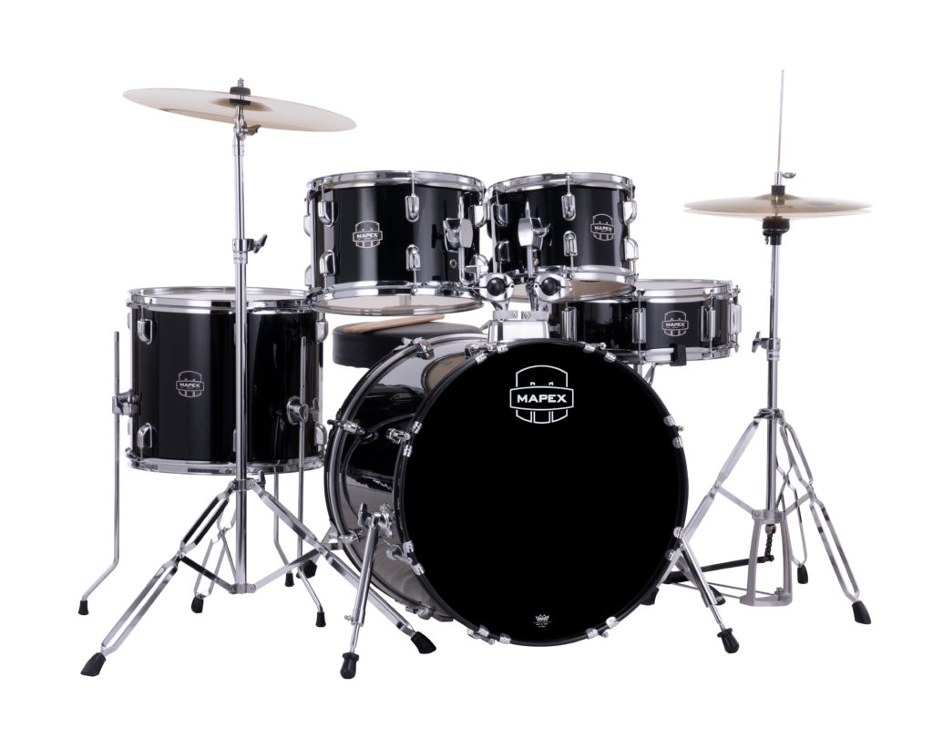 MAPEX IT CM5044FTCDK COMET FUSION 5 PEZZI DARK BLACK CON PIATTI - immagine 2