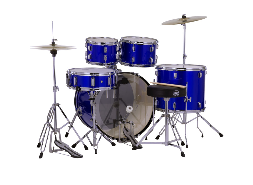MAPEX IT CM5294FTCIB COMET ROCK 5 PEZZI INDIGO BLUE CON PIATTI - immagine 3