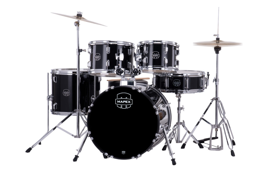 MAPEX IT CM5844FTCDK COMET STUDENT 5 PEZZI DARK BLACK CON PIATTI - immagine 2
