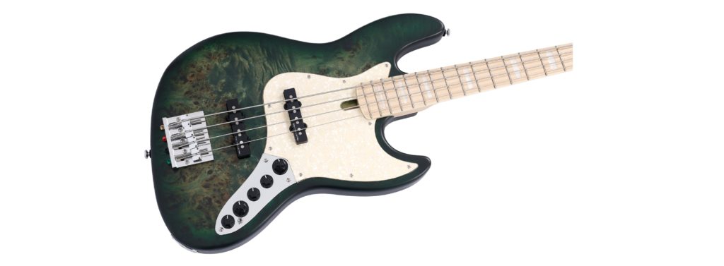 MARCUS MILLER V7 SWAMP ASH-4 REISSUE TRANS GREEN SATIN - immagine 4