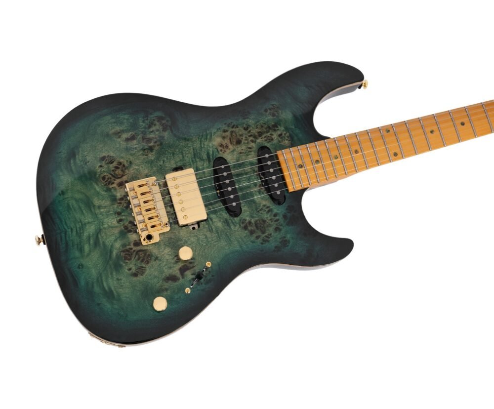 SIRE GUITARS S10 HSS TRANS GREEN - immagine 4