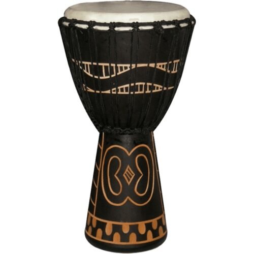 Tanga DA50-7G Djembe Slammer 10" Mogano Scolpito Nero