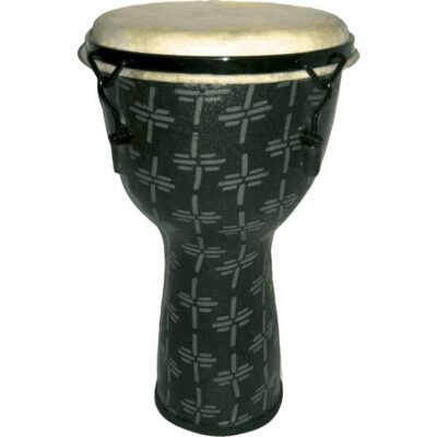 Tanga TDFIBD12-16LG Djembe Fibra Energy Intonabile 12" Astrazioni Grigie