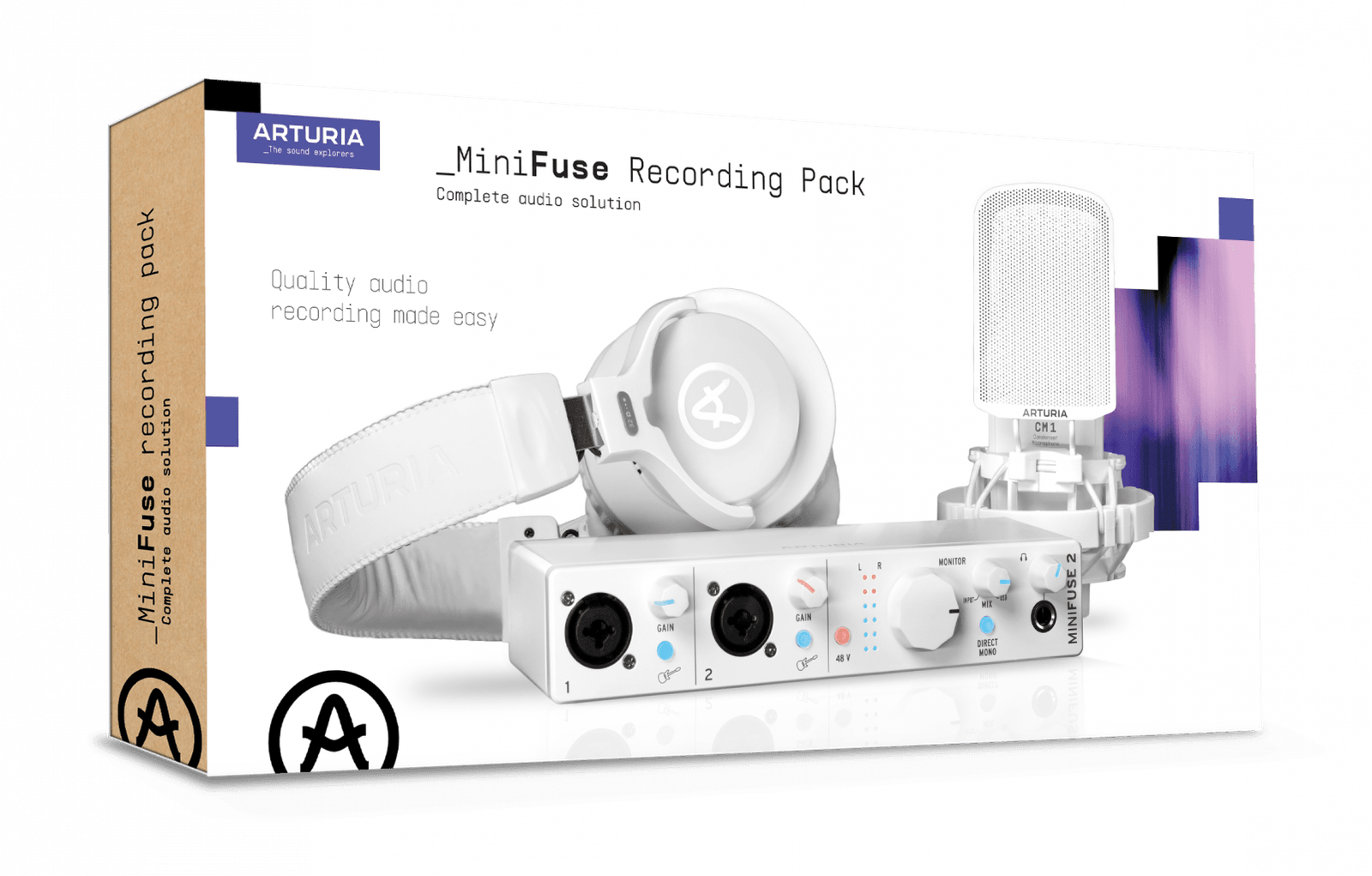 ARTURIA MiniFuse Recording Pack White