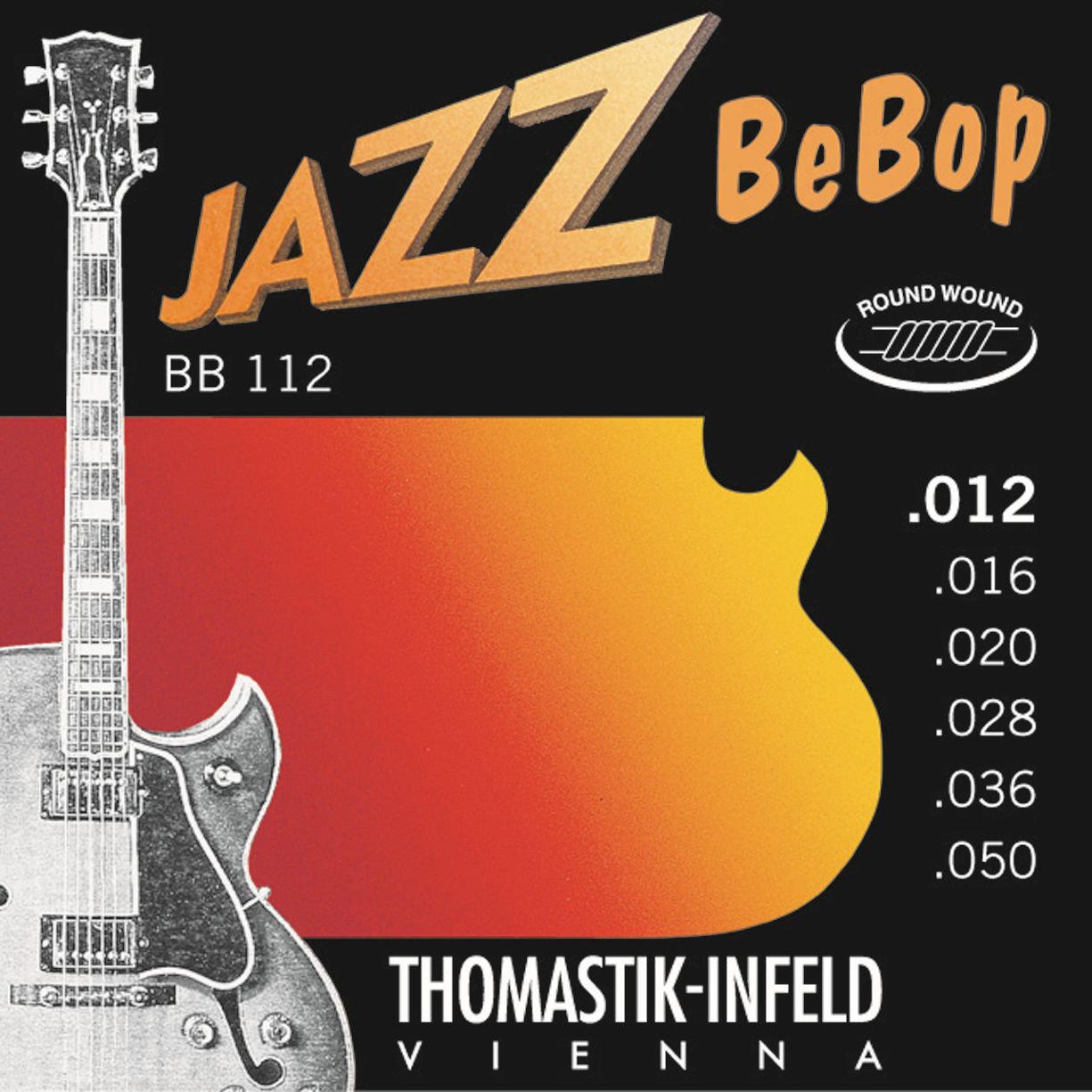 THOMASTIK BB112 JAZZ GUITAR JAZZ BEBOP STRING SET