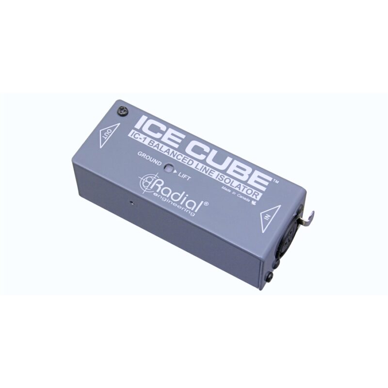 Radial Engineering IceCube™ IC-1 Isolatore di Linea Bilanciato e Hum Eliminator