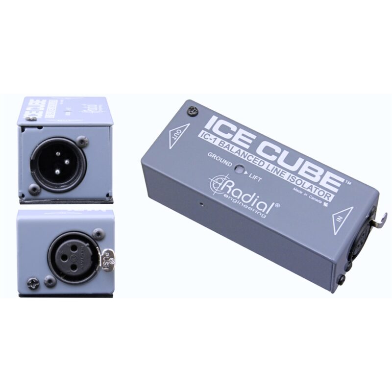 Radial Engineering IceCube™ IC-1 Isolatore di Linea Bilanciato e Hum Eliminator