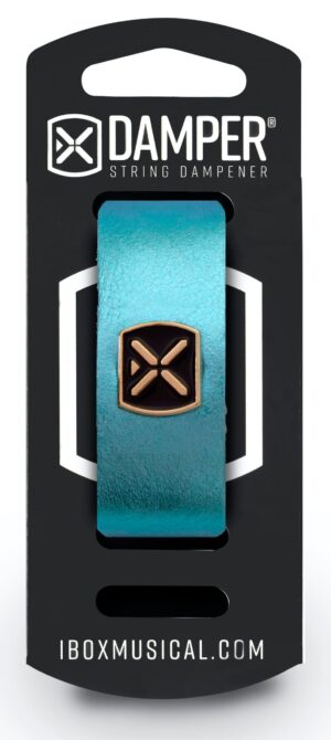 IBOX MUSICAL Damper DM SM06 Metallic Blue Leather / Iron Tag