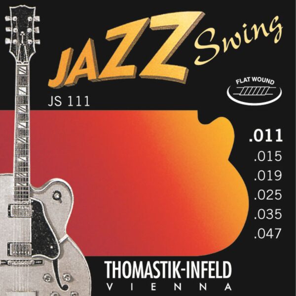 THOMASTIK JS111 JAZZ GUITAR JAZZ SWING STRING SET