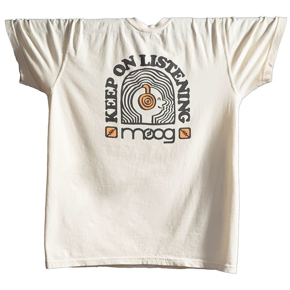 MOOG MUSIC Keep On Listening Tee XL