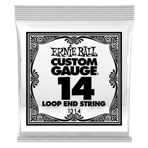 Ernie Ball 1314 Stainless Steel Plain Loop End .014