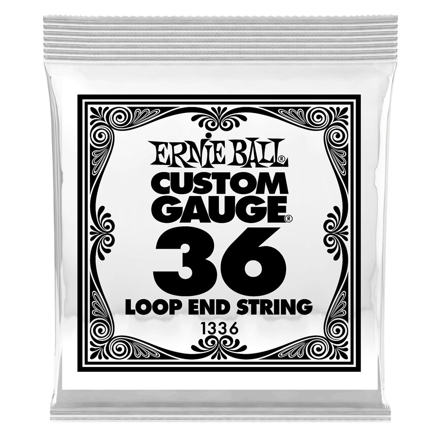 Ernie Ball 1336 Stainless Steel Wound Loop End .036