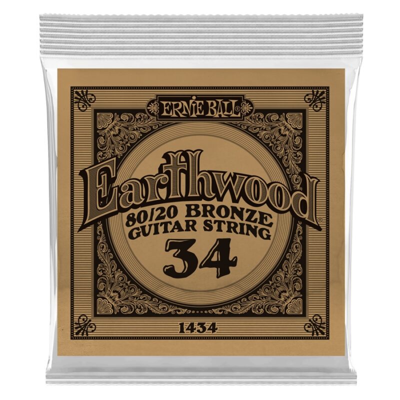 Ernie Ball 1434 Earthwood 80/20 Bronze .034