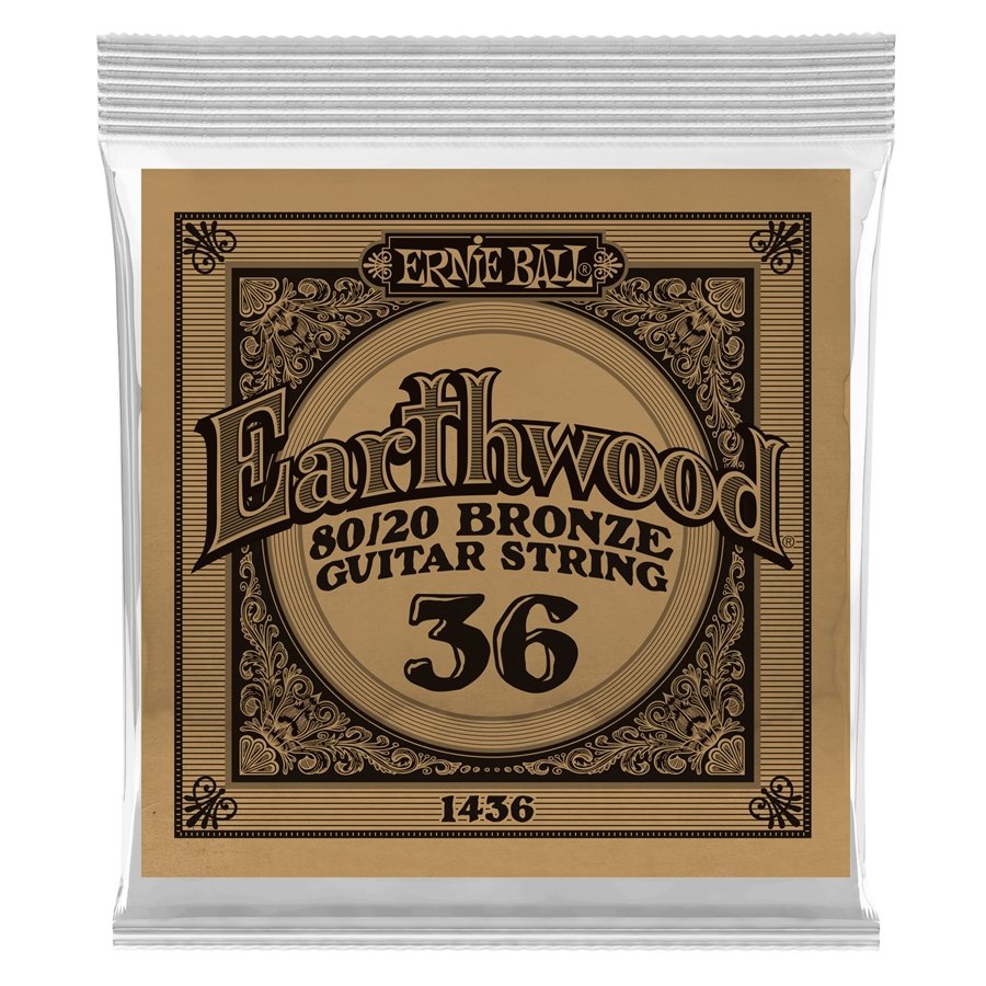 Ernie Ball 1436 Earthwood 80/20 Bronze .036