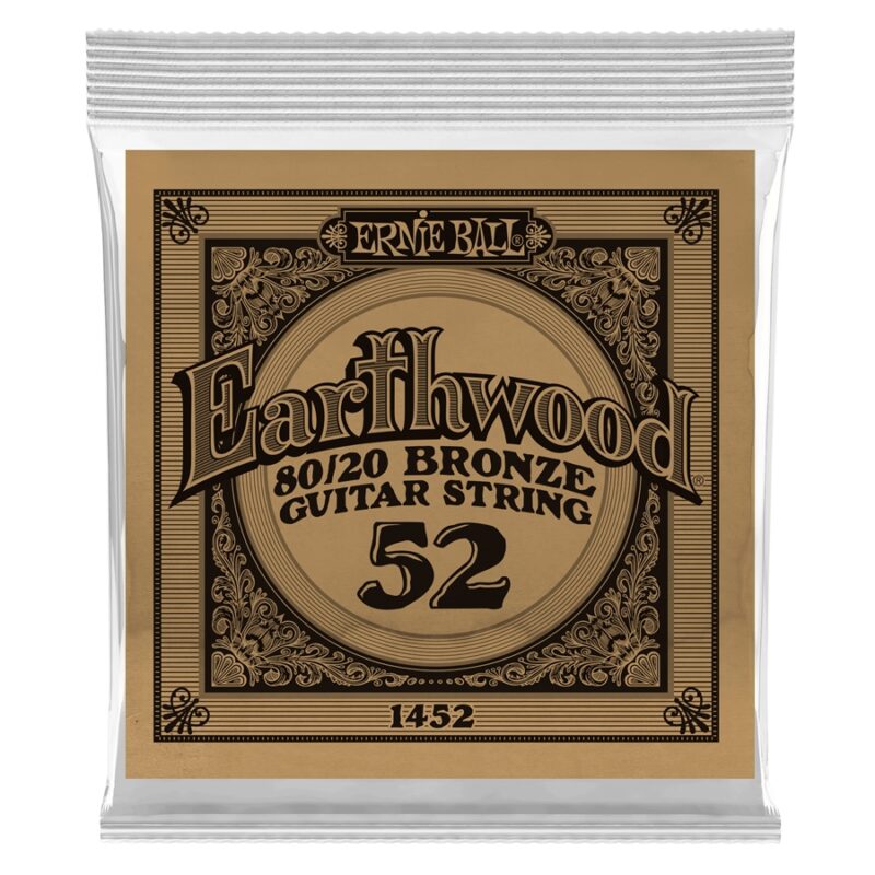 Ernie Ball 1452 Earthwood 80/20 Bronze .052