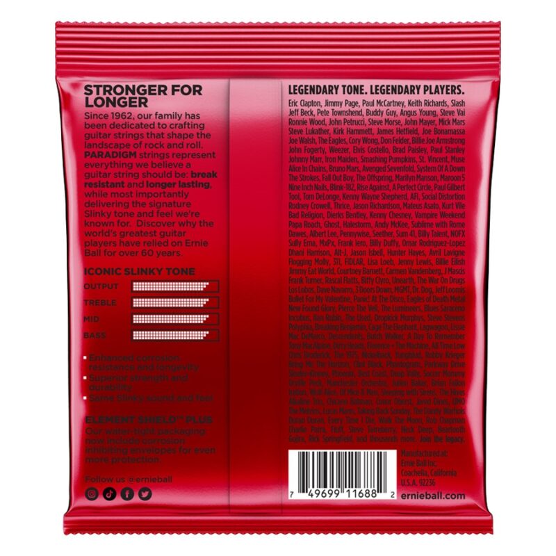 Ernie Ball 2016 Burly Slinky Parad Guitar 11-52