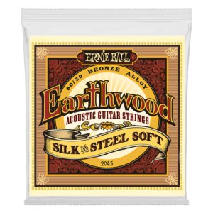 Ernie Ball 2045 Earthwood Silk & Steel 80/20 Bronze Soft 11-52