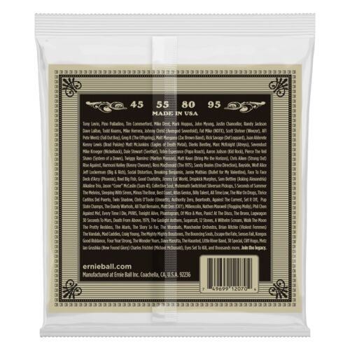 Ernie Ball 2070 Earthwood Phosphor Bronze 45-95